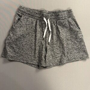 Pacific Trail Shorts Womens Medium Gray Heather Drawstring Athletic Lounge